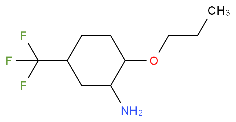2-propoxy-5-(trifluoromethyl)cyclohexanamine_Molecular_structure_CAS_)