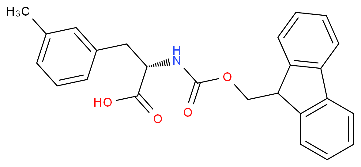 3-Methyl-D-phenylalanine, N-FMOC protected_Molecular_structure_CAS_352351-64-5)
