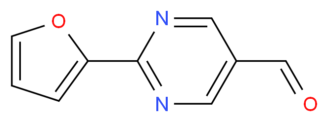 2-(2-furyl)-5-pyrimidinecarbaldehyde_Molecular_structure_CAS_959240-19-8)