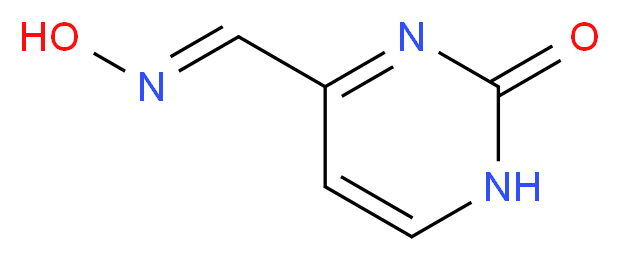 2-Oxo-1,2-dihydropyrimidine-4-carboxaldehyde oxime_Molecular_structure_CAS_7460-56-2)