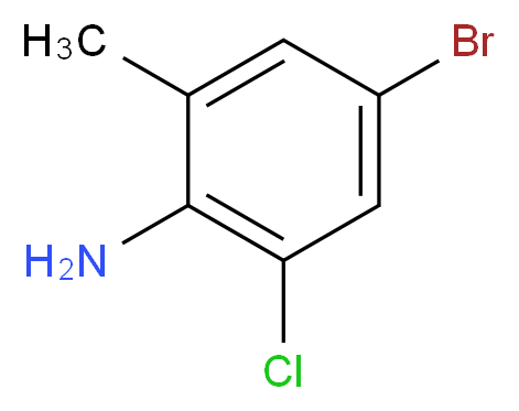 4-Bromo-2-chloro-6-methylaniline_Molecular_structure_CAS_30273-42-8)