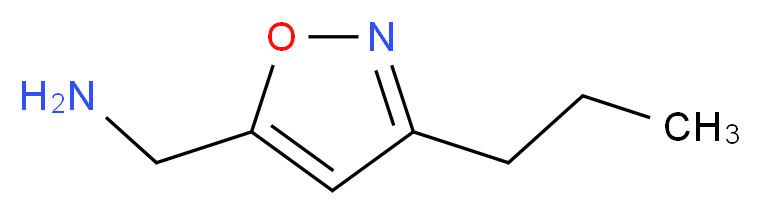 1-(3-propylisoxazol-5-yl)methanamine_Molecular_structure_CAS_1185300-37-1)
