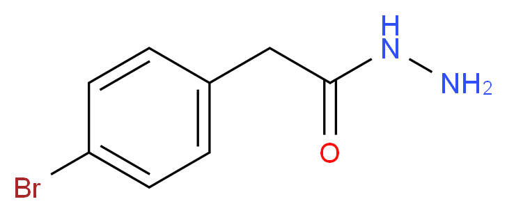 2-(4-Bromophenyl)acetohydrazide_Molecular_structure_CAS_57676-50-3)
