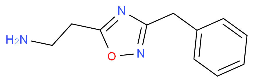 2-(3-benzyl-1,2,4-oxadiazol-5-yl)ethan-1-amine_Molecular_structure_CAS_)