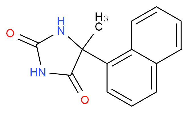 5-methyl-5-(1-naphthyl)imidazolidine-2,4-dione_Molecular_structure_CAS_)