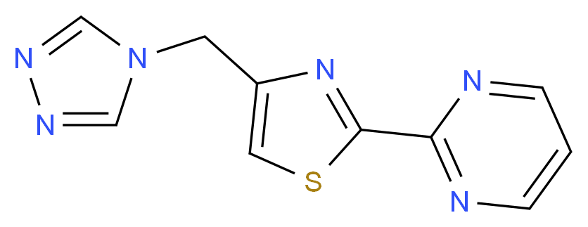 2-[4-(4H-1,2,4-triazol-4-ylmethyl)-1,3-thiazol-2-yl]pyrimidine_Molecular_structure_CAS_)