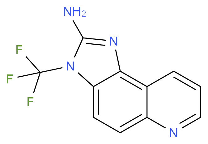 2-Amino-3-(trifluoromethyl)-3H-imidazo[4,5-f]quinoline_Molecular_structure_CAS_)