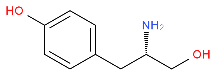 (S)-4-(2-AMino-3-hydroxypropyl)phenol_Molecular_structure_CAS_5034-68-4)
