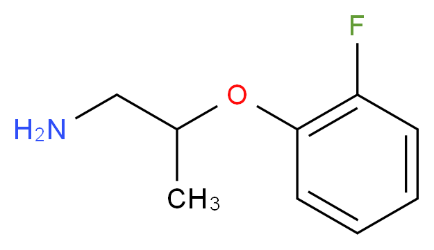 1-[(1-aminopropan-2-yl)oxy]-2-fluorobenzene_Molecular_structure_CAS_)