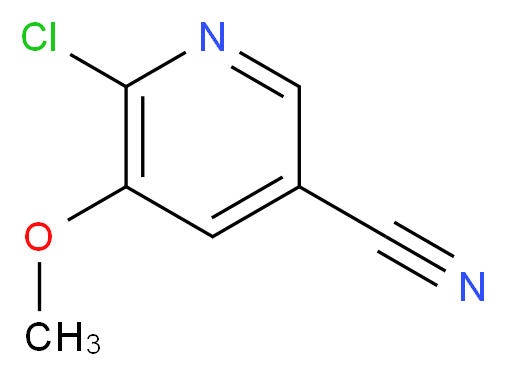 6-Chloro-5-methoxynicotinonitrile_Molecular_structure_CAS_)