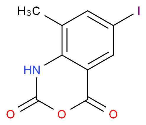 6-Iodo-8-methyl-2,4-dihydro-1H-3,1-benzoxazine-2,4-dione_Molecular_structure_CAS_913194-96-4)