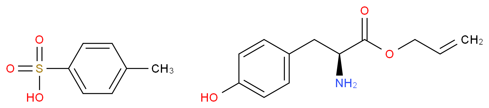 L-TYROSINE ALLYL ESTER p-TOLUENESULFONATE SALT_Molecular_structure_CAS_125441-05-6)