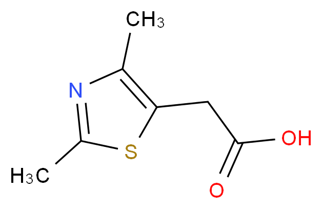 (2,4-dimethyl-1,3-thiazol-5-yl)acetic acid_Molecular_structure_CAS_34272-65-6)
