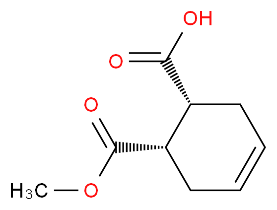 (1S,2R)-cis-4-Cyclohexene-1,2-dicarboxylic acid 1-monomethyl ester_Molecular_structure_CAS_88335-93-7)