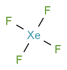 Xenon tetrafluoride_Molecular_structure_CAS_13709-61-0)