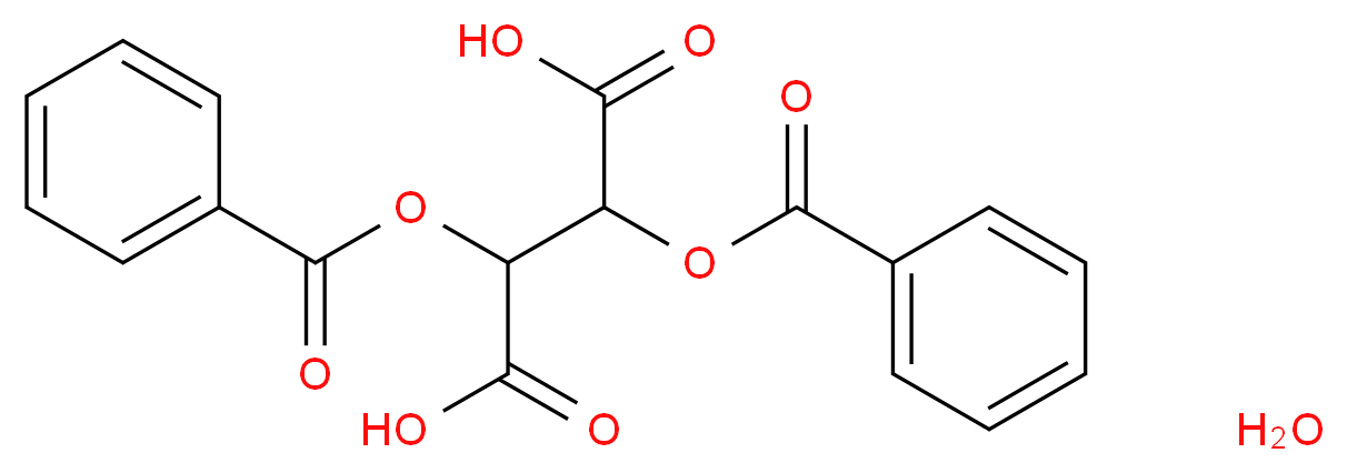 (+)-Dibenzoyl-D-tartaric acid monohydrate_Molecular_structure_CAS_80822-15-7)