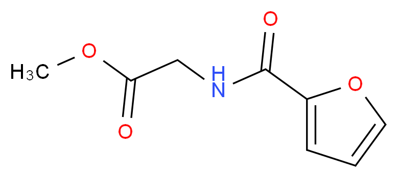N-(2-Furoyl)glycine methyl ester_Molecular_structure_CAS_13290-00-1)