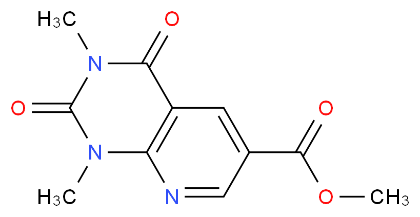 methyl 1,3-dimethyl-2,4-dioxo-1,2,3,4-tetrahydropyrido[2,3-d]pyrimidine-6-carboxylate_Molecular_structure_CAS_120788-68-3)