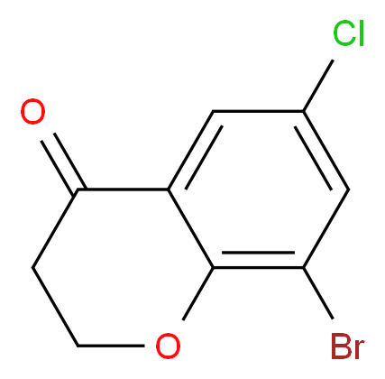 8-Bromo-6-chloro-2,3-dihydro-4H-chromen-4-one_Molecular_structure_CAS_)