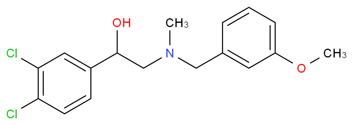 3,4-Dichloro-α-[[[(3-methoxyphenyl)methyl]methylamino]methyl]-benzenemethanol_Molecular_structure_CAS_802051-24-7)