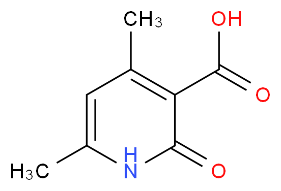 4,6-dimethyl-2-oxo-1,2-dihydropyridine-3-carboxylic acid_Molecular_structure_CAS_)