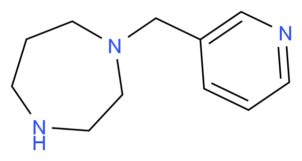 1-(pyridin-3-ylmethyl)-1,4-diazepane_Molecular_structure_CAS_874814-64-9)