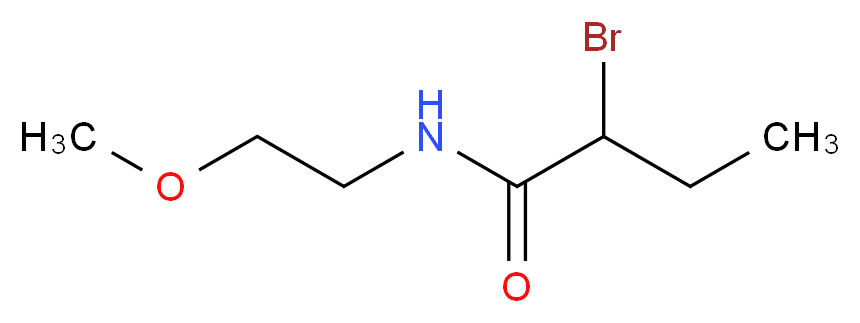 2-Bromo-N-(2-methoxyethyl)butanamide_Molecular_structure_CAS_)
