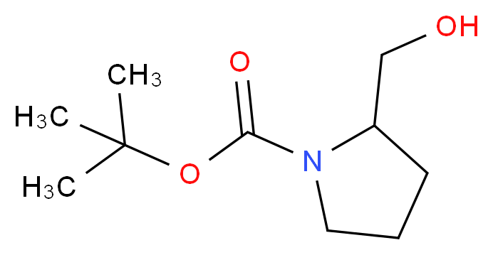2-Hydroxymethylpyrrolidine-1-carboxylic acid tert butyl ester_Molecular_structure_CAS_69610-40-8)