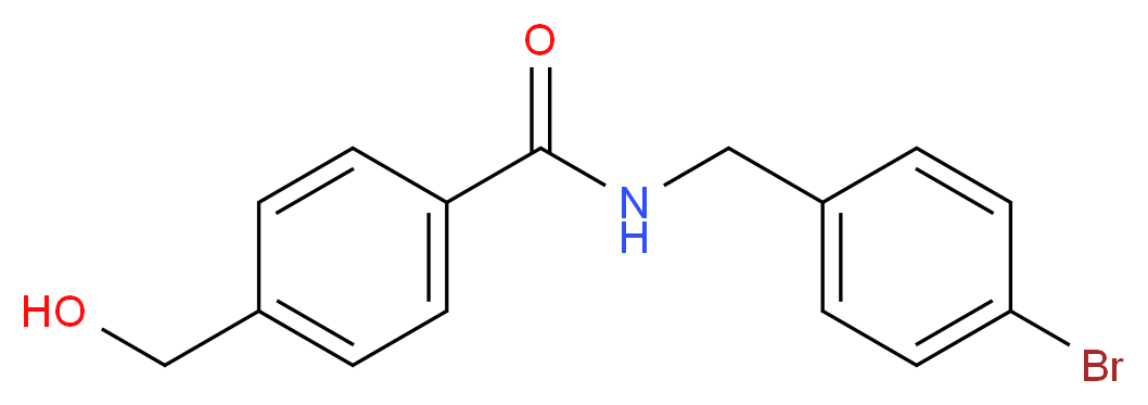 N-(4-Bromobenzyl)-4-methoxybenzamide_Molecular_structure_CAS_281668-93-7)