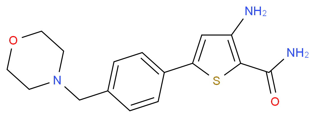 3-Amino-5-[4-(morpholin-4-ylmethyl)phenyl]thiophene-2-carboxamide_Molecular_structure_CAS_494772-87-1)