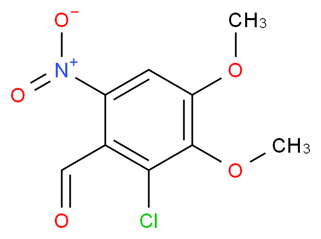 2-chloro-3,4-dimethoxy-6-nitrobenzaldehyde_Molecular_structure_CAS_82330-54-9)