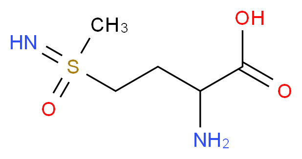 2-Amino-4-(S-methylsulfonimidoyl)butanoic acid_Molecular_structure_CAS_15985-39-4)