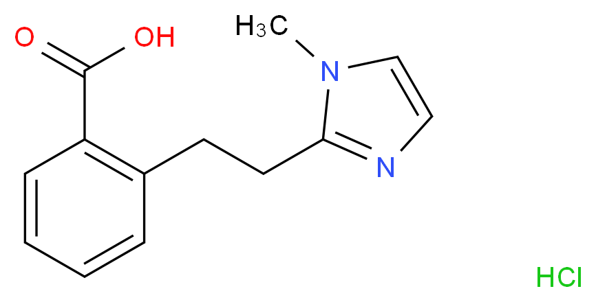 2-[2-(1-Methyl-1H-imidazol-2-yl)ethyl]-benzoic acid hydrochloride_Molecular_structure_CAS_)