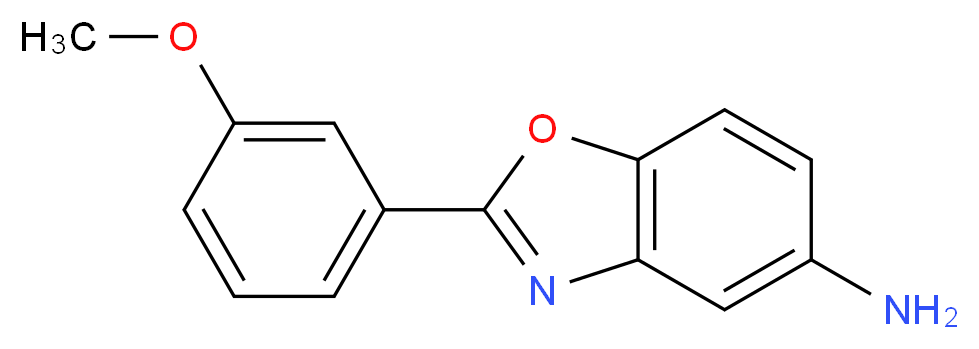 2-(3-Methoxy-phenyl)-benzooxazol-5-ylamine_Molecular_structure_CAS_313527-38-7)