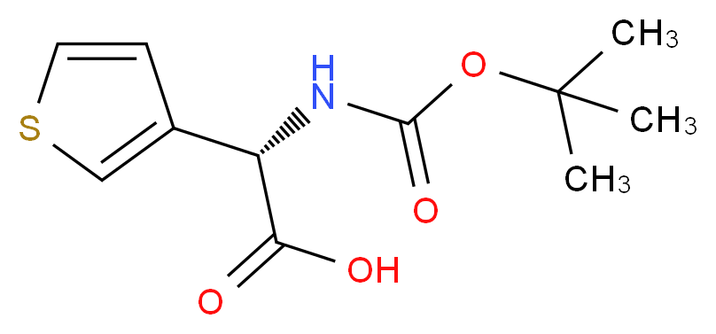 Boc-(S)-3-thienylglycine_Molecular_structure_CAS_910309-12-5)