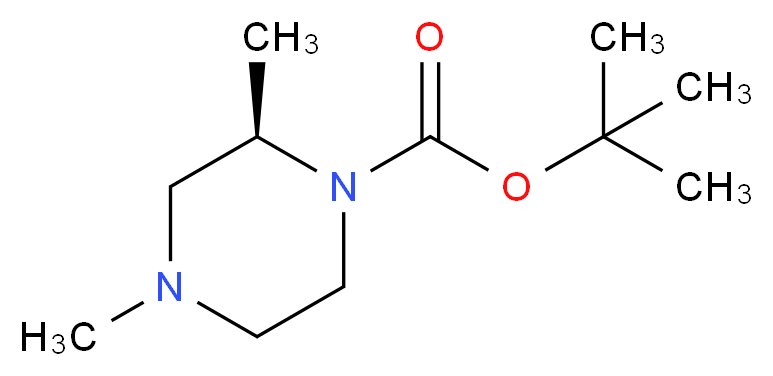 (R)-2,4-DIMETHYL-PIPERAZINE-1-CARBOXYLIC ACID TERT-BUTYL ESTER_Molecular_structure_CAS_1033717-19-9)