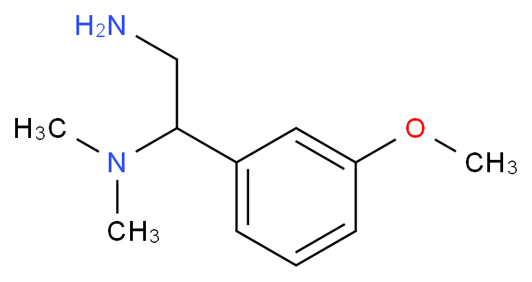 1-(3-Methoxy-phenyl)-N*1*,N*1*-dimethyl-ethane-1,2-diamine_Molecular_structure_CAS_)