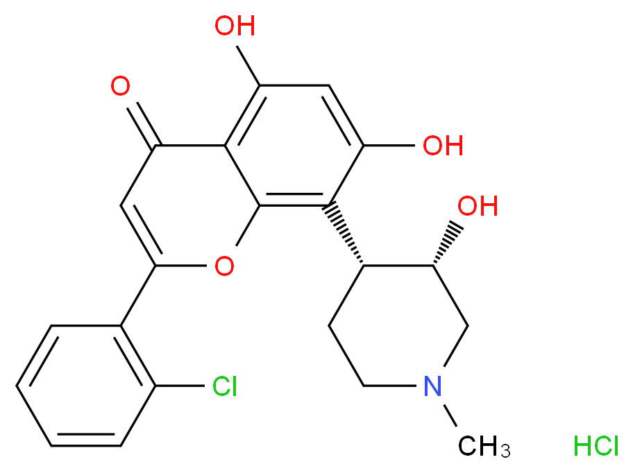 Flavopiridol hydrochloride_Molecular_structure_CAS_131740-09-5)