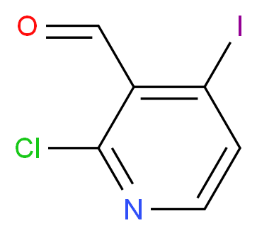 2-Chloro-4-iodonicotinaldehyde_Molecular_structure_CAS_153034-90-3)