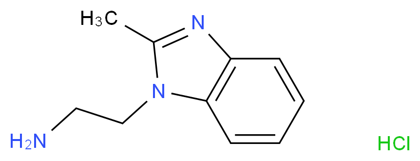 2-(2-methyl-1H-benzimidazol-1-yl)ethanamine hydrochloride_Molecular_structure_CAS_61981-79-1)