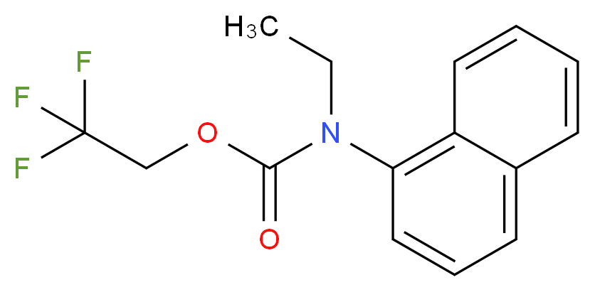2,2,2-trifluoroethyl ethyl(1-naphthyl)carbamate_Molecular_structure_CAS_)