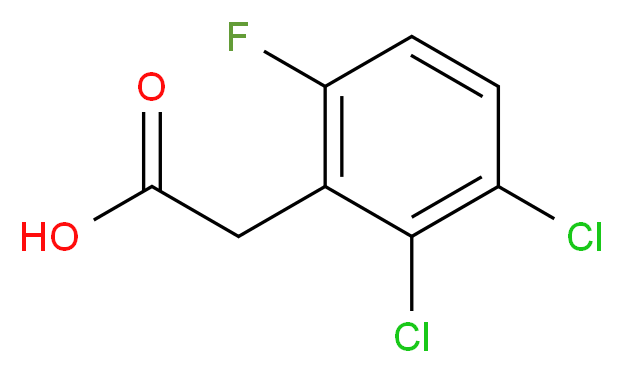 2,3-Dichloro-6-fluorophenylacetic acid_Molecular_structure_CAS_886497-57-0)