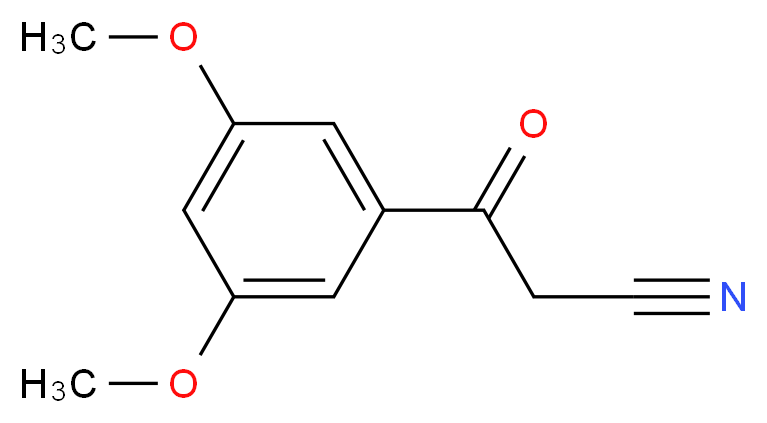 3-(3,5-Dimethoxyphenyl)-3-oxopropanenitrile_Molecular_structure_CAS_70988-04-4)