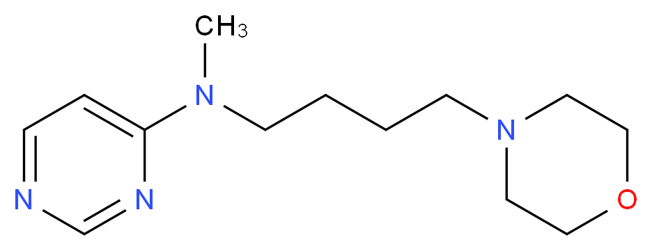 N-methyl-N-(4-morpholin-4-ylbutyl)pyrimidin-4-amine_Molecular_structure_CAS_)