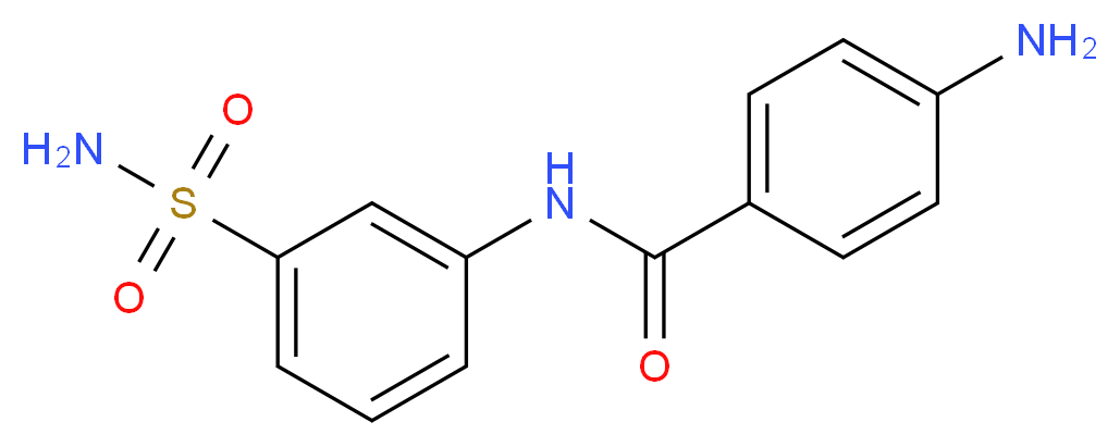 4-Amino-N-(3-sulfamoyl-phenyl)-benzamide_Molecular_structure_CAS_)