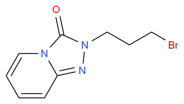 2-(3-Bromopropyl)-1,2,4-triazolo-pyridin-3-one_Molecular_structure_CAS_1094305-62-0)