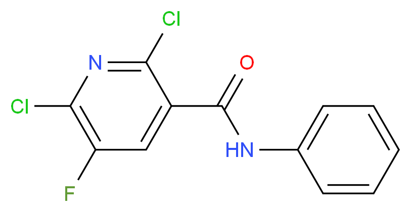 2,6-dichloro-5-fluoro-N-phenylnicotinamide_Molecular_structure_CAS_)