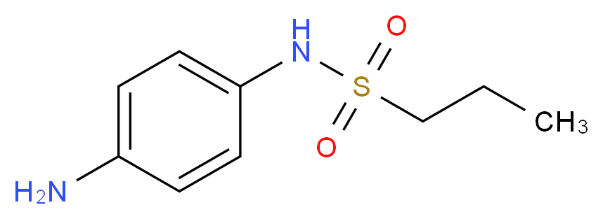 N-(4-aminophenyl)propane-1-sulfonamide_Molecular_structure_CAS_)