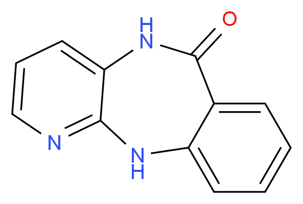5,6-Dihydro-6-oxo-11H-pyrido-[2,3-b][1,4]benzodiazepine_Molecular_structure_CAS_885-70-1)