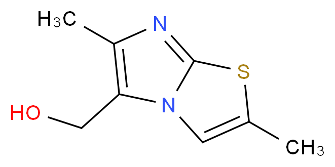 (2,6-dimethylimidazo[2,1-b][1,3]thiazol-5-yl)methanol_Molecular_structure_CAS_123772-40-7)